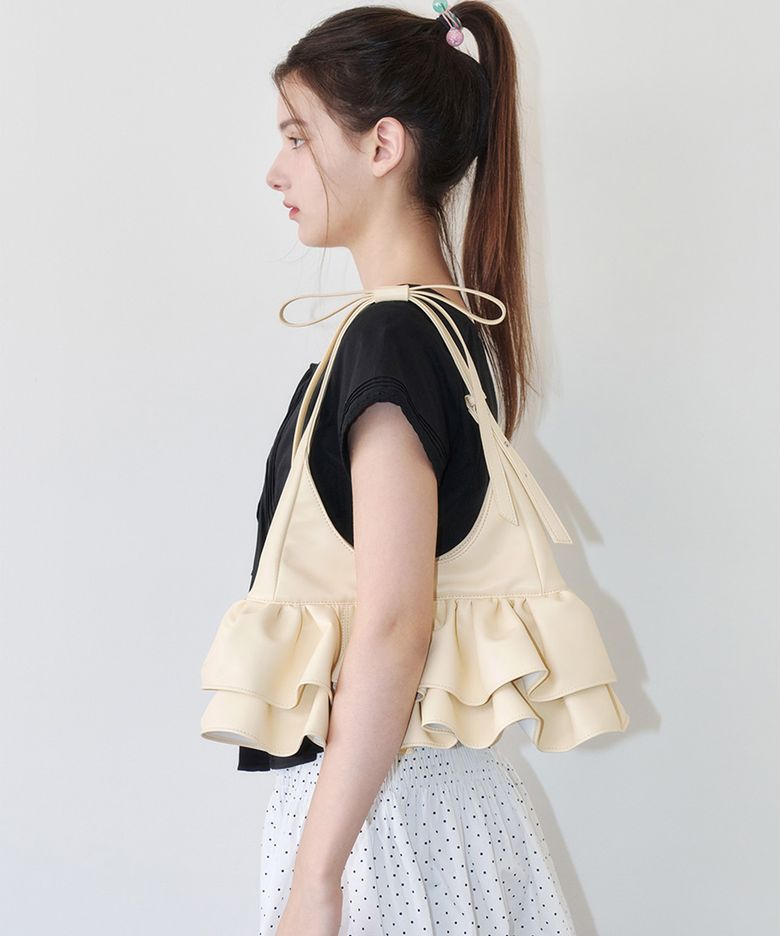 Rivv Ruffle Bag (Butter)
