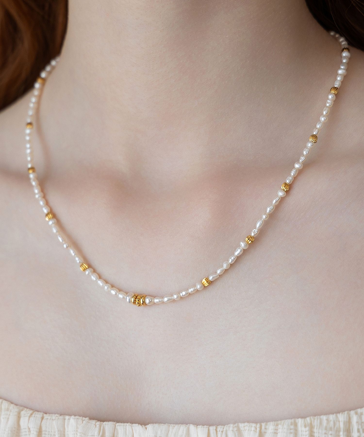 ネックレス・ペンダント TATIANA Dot Fresh Water Pearl Necklace NZ2080 MUSINSA | TATIANA Gold Dot Freshwater Pearl Necklace NZ2489