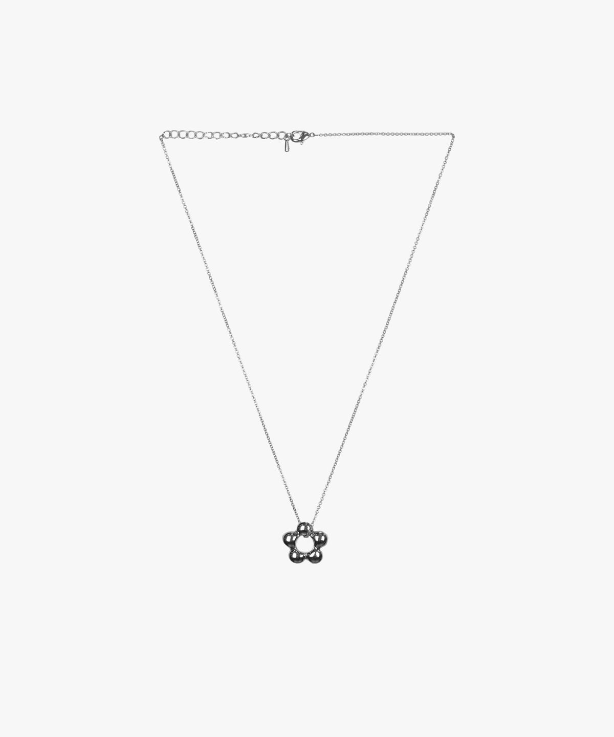 핑크파인애플(PINK PINEAPPLE) PETITE DAISY NECKLACE_SILVER