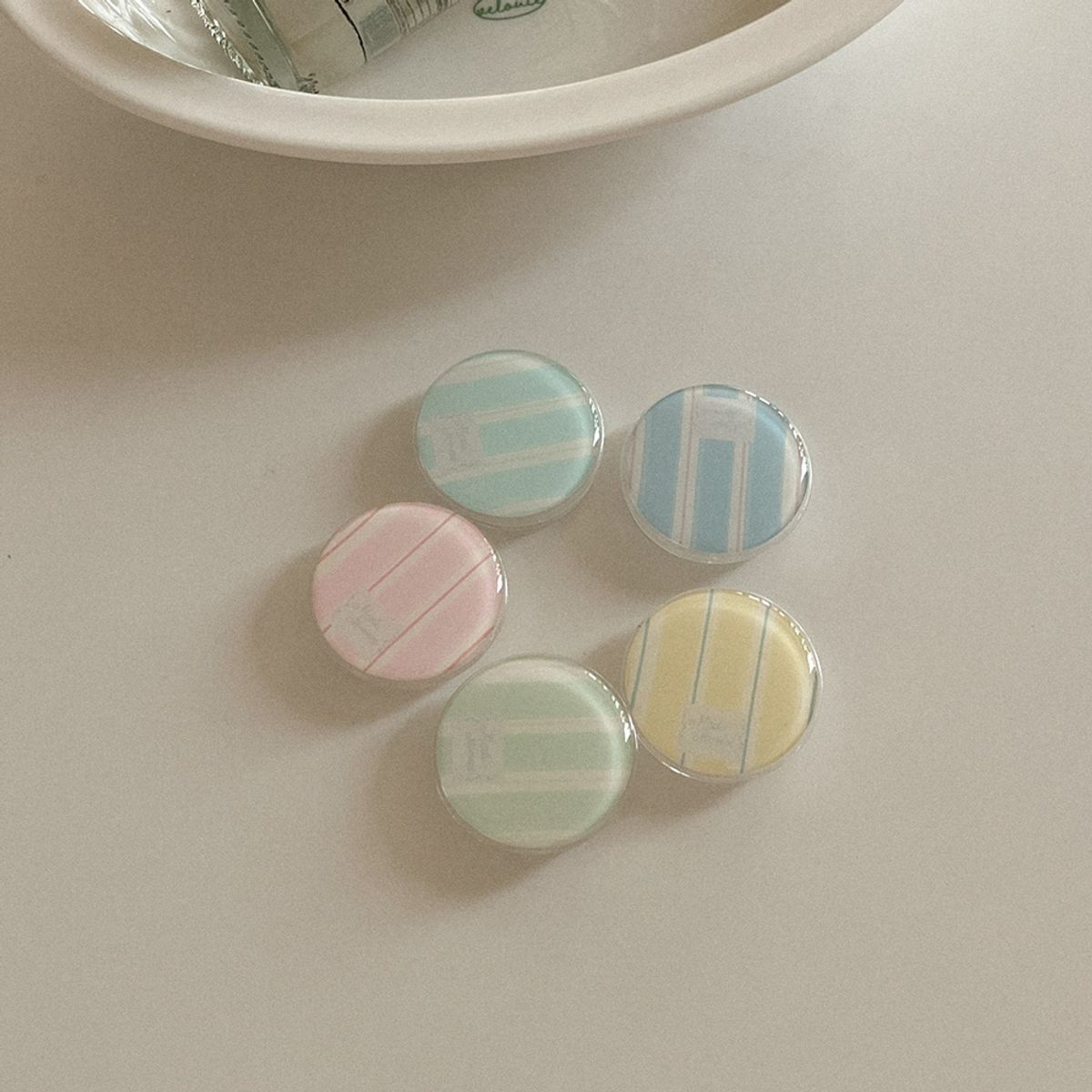 메이드모먼(MADEMOMENT) cotton stripe 디자인 [에폭시톡]
