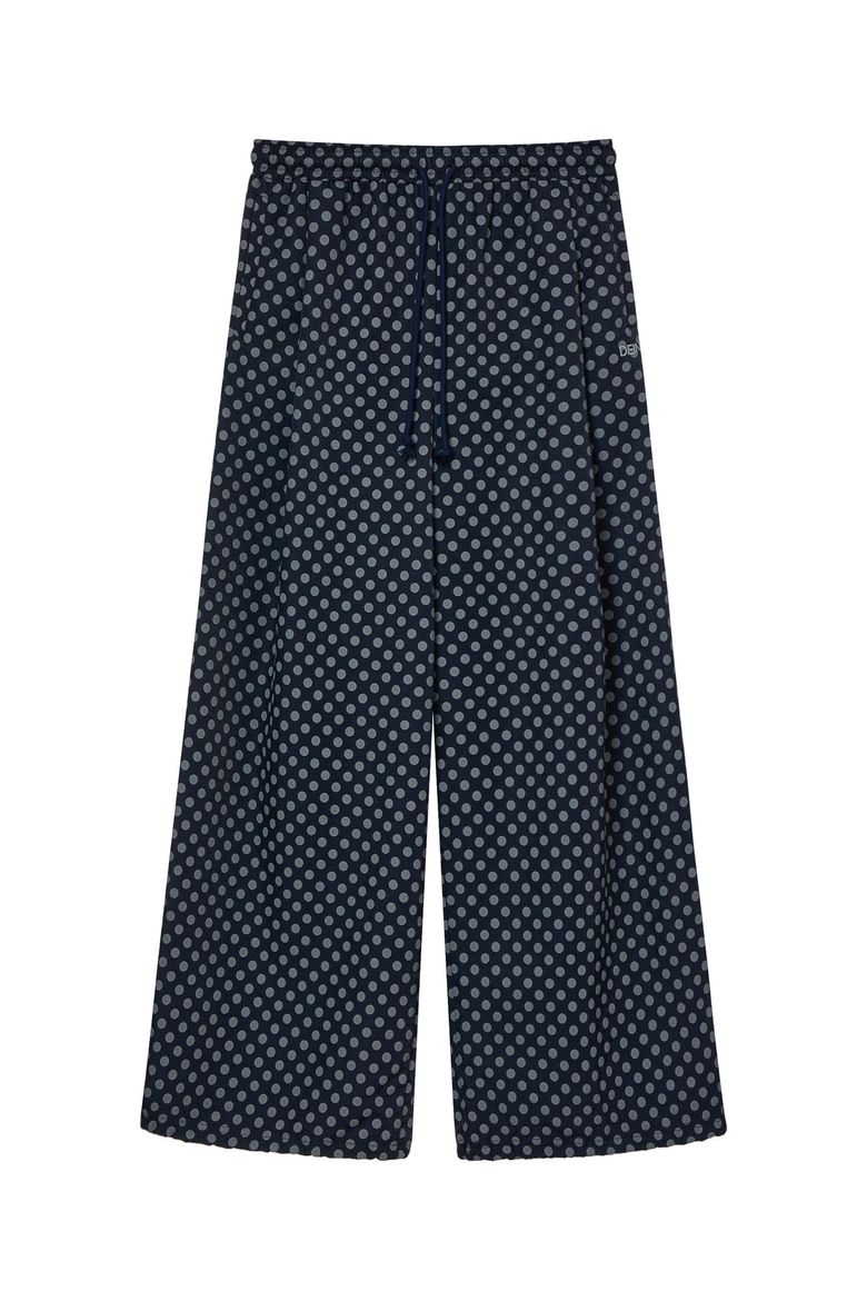 DEINET DOT BANDING PANTS IN NAVY