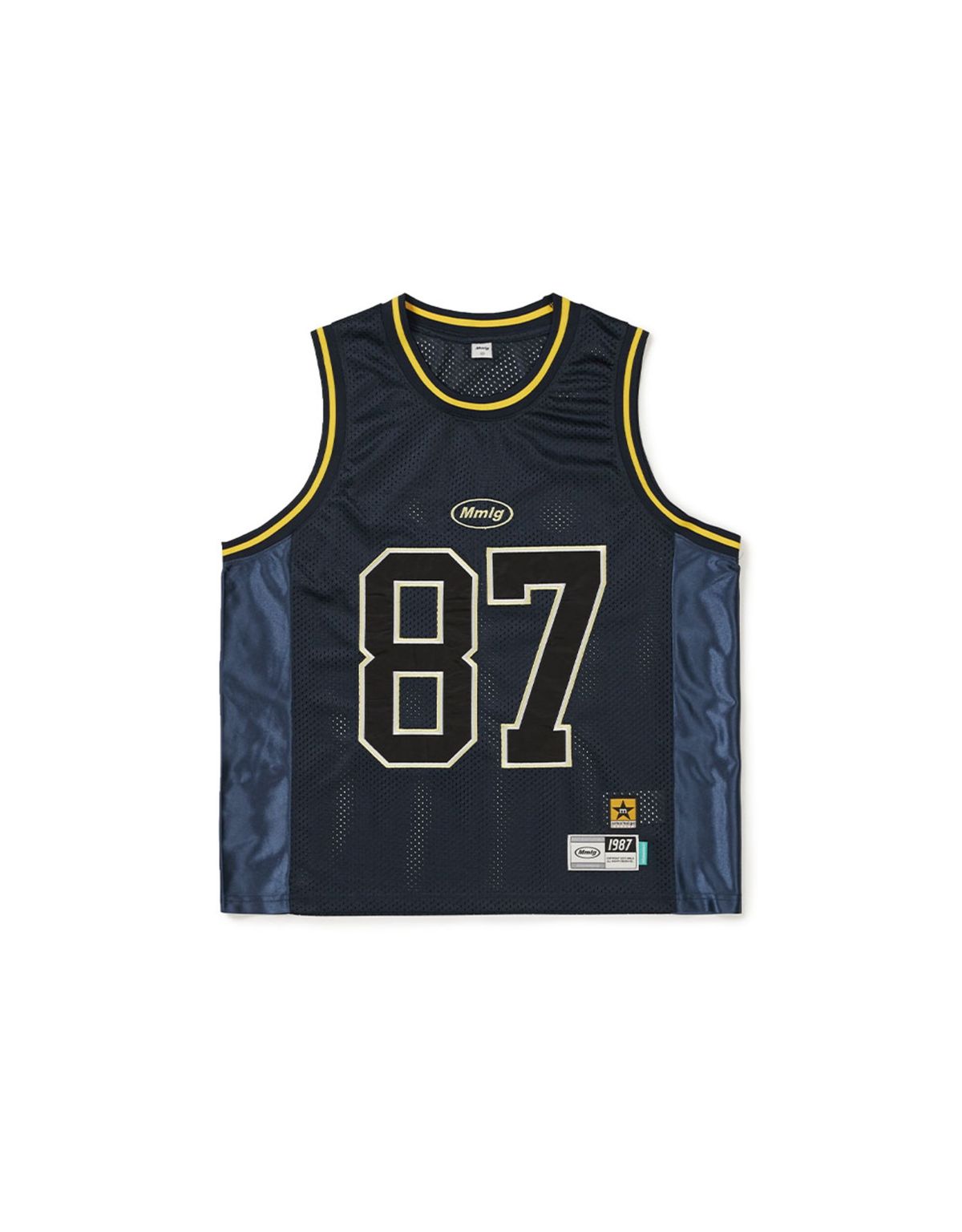 엠엠엘지(MMLG) [Mmlg] 87 MESH SLEEVELESS (NAVY)