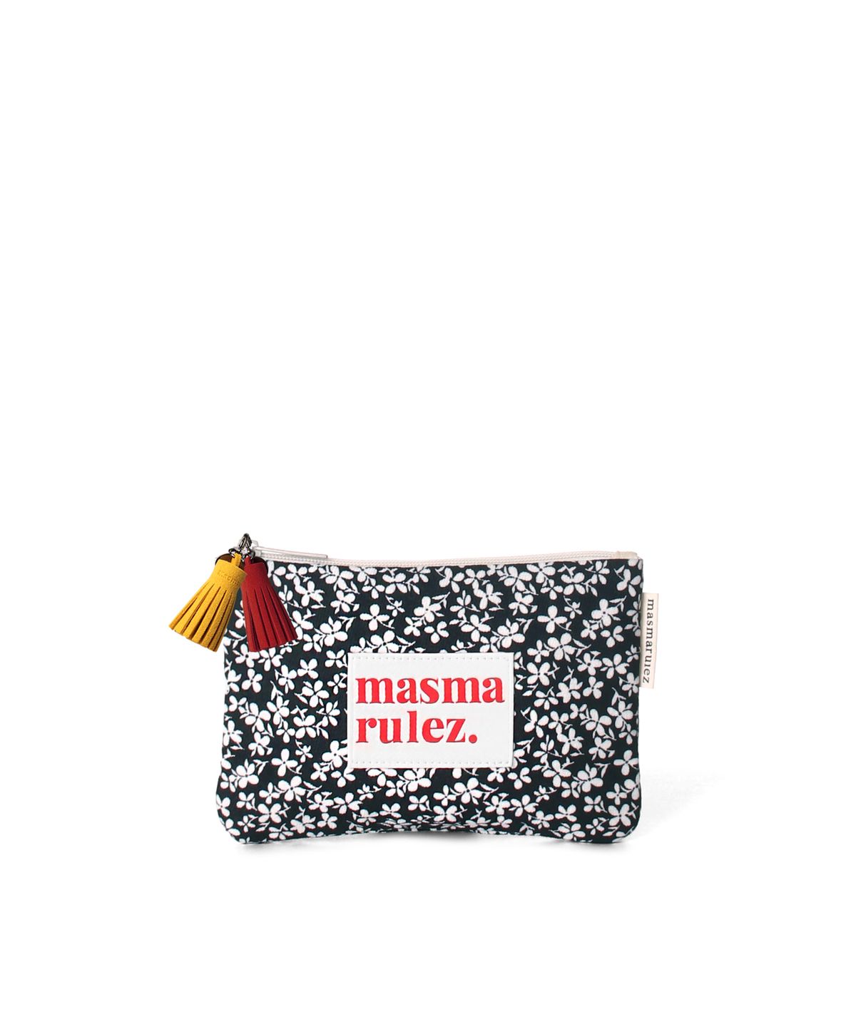 마스마룰즈(MASMARULEZ) Basic pouch_White flower