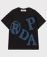 PRDA BIG PATCH CREWNECK TEE BLACK