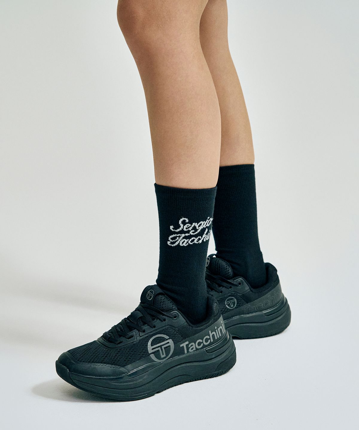세르지오 타키니(SERGIO TACCHINI) U 타키니 레터링 하이삭스 (Black)