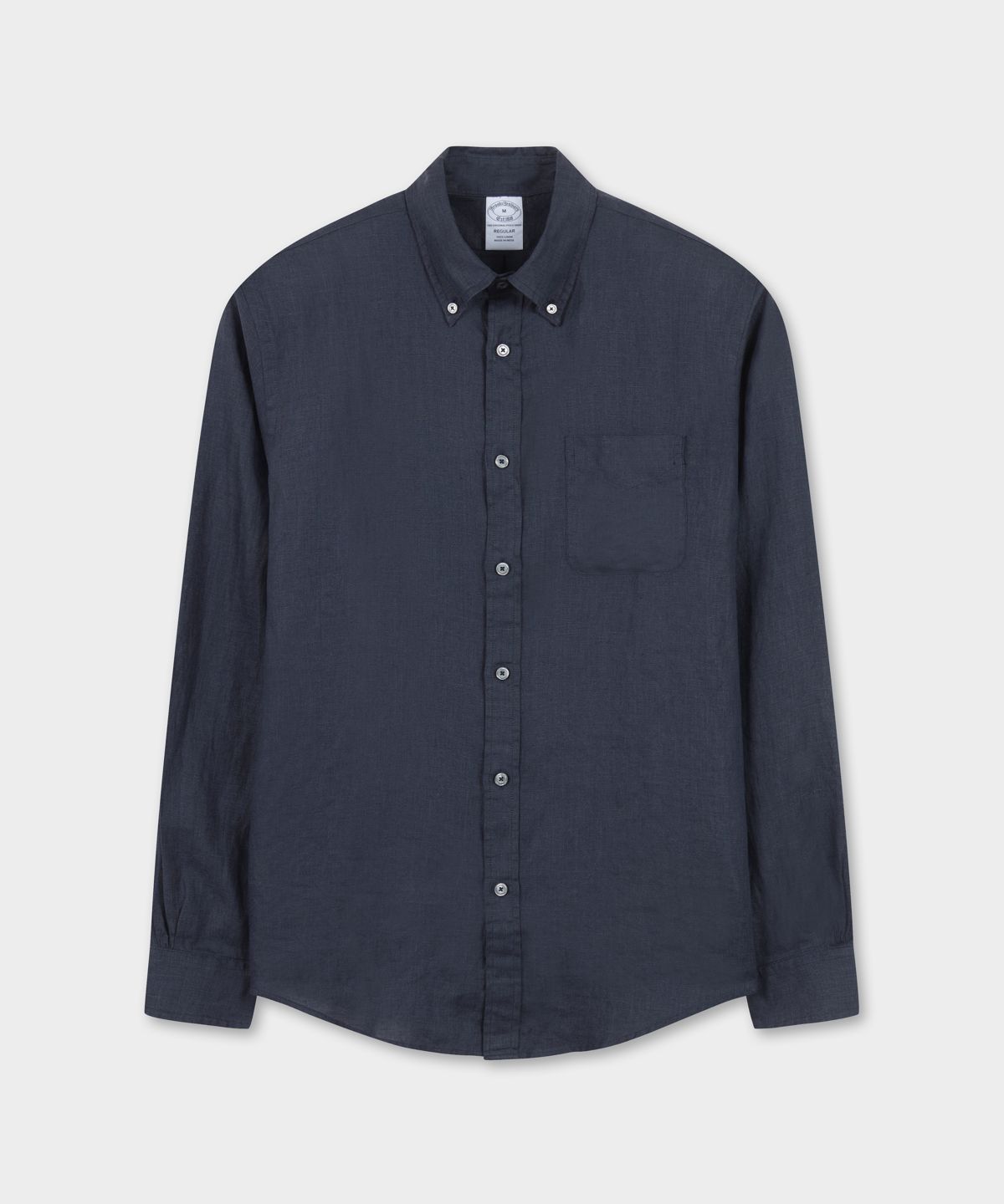 브룩스 브라더스(BROOKS BROTHERS) 베어드 맥넛 아이리쉬 린넨 셔츠 (네이비) (BBTHMM0012QFM)