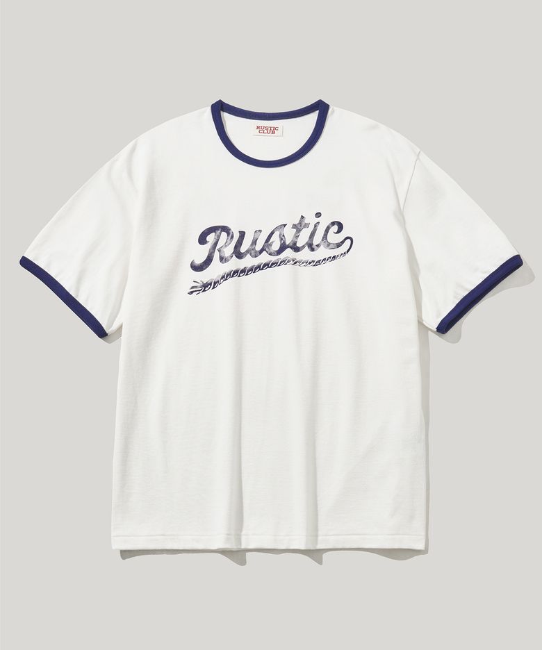 RC RUSTIC ROPE RINGER T-SHIRT_WHITE/NAVY