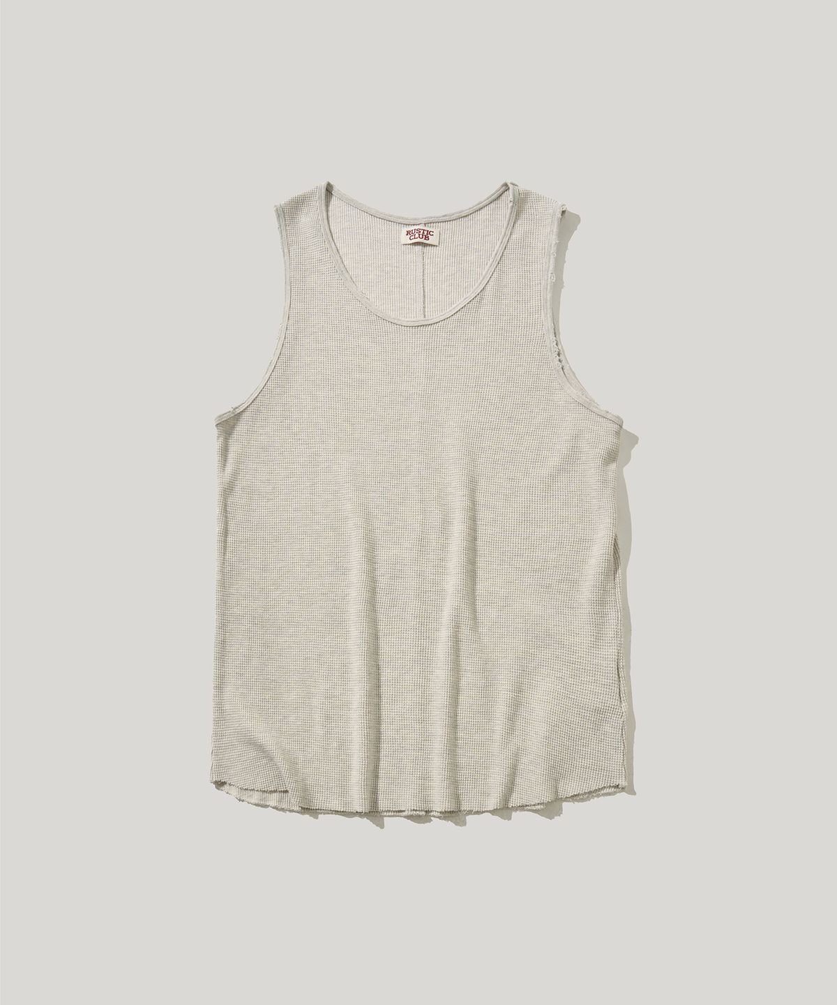 러스틱클럽(RUSTICCLUB) VINTAGE WAFFLE SLEEVELESS_OATMEAL