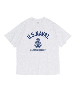 USN 마린 반팔 티셔츠 (그레이)