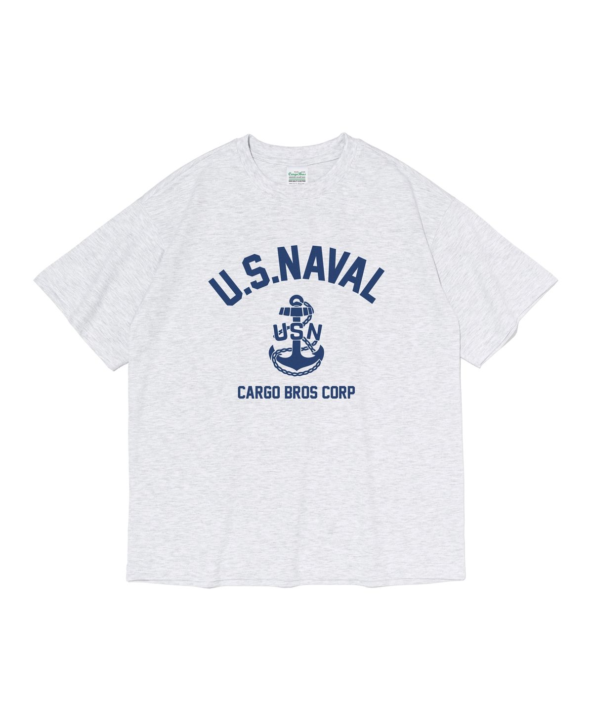 카고브로스(CARGOBROS) USN 마린 반팔 티셔츠 (그레이)