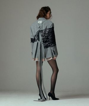 Stitch patchwork blazer