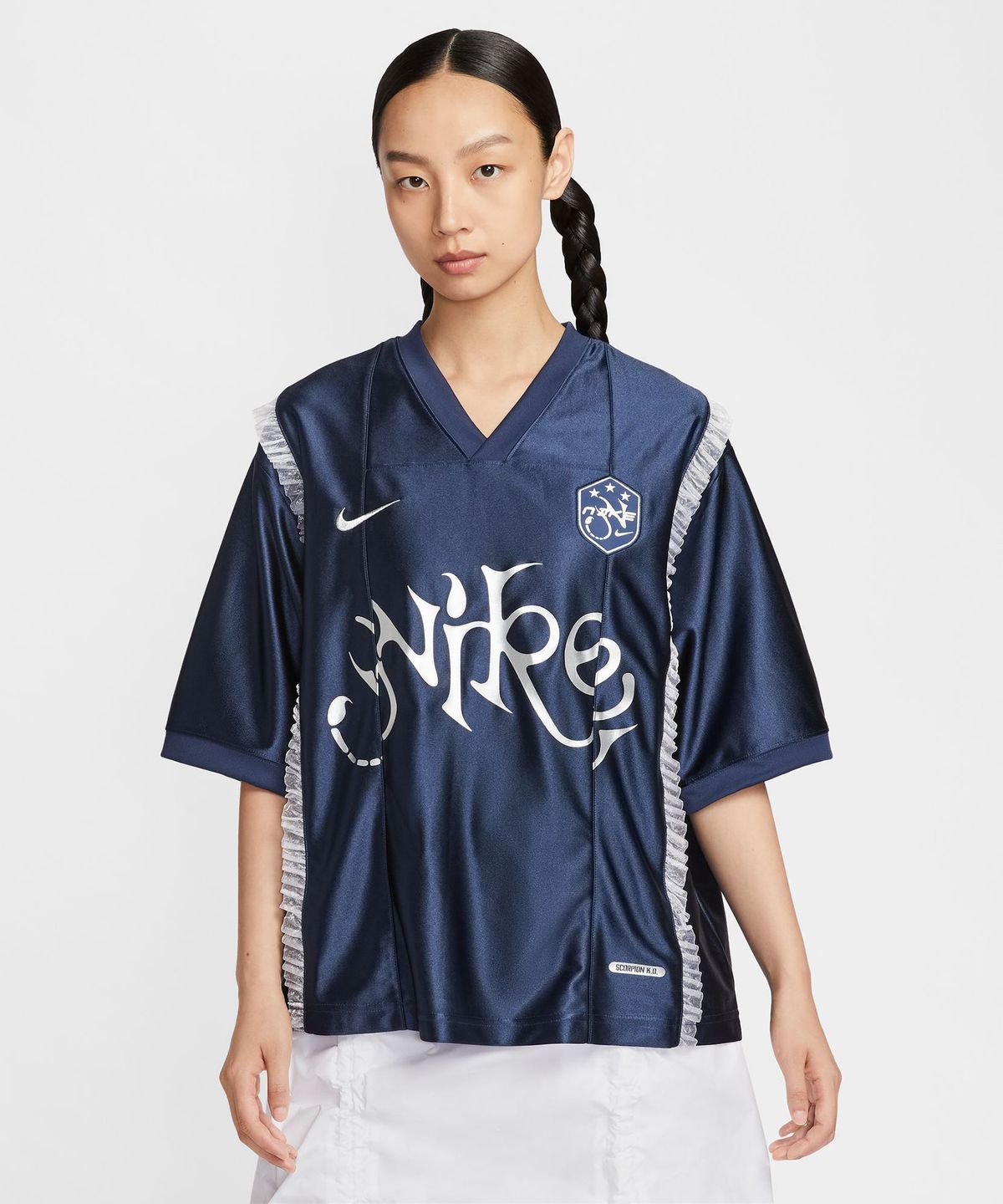 나이키(NIKE) 나이키 우먼즈 GX 져지 탑 - 미드나잇 네이비 / II1939-410