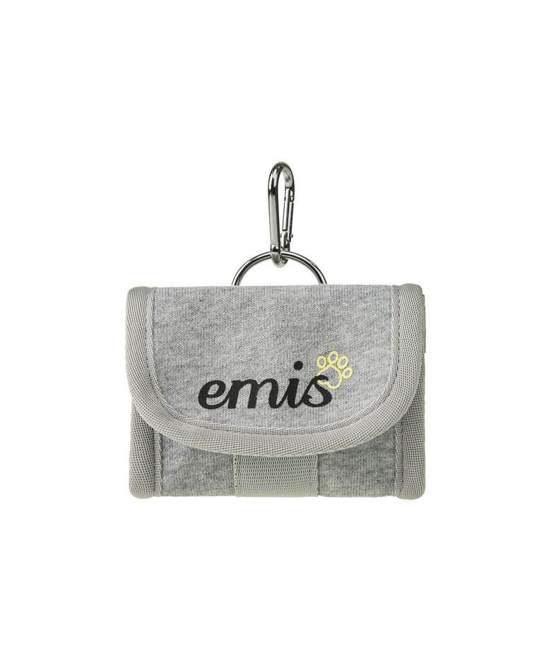 JERSEY POOP BAG KEYRING-GRAY