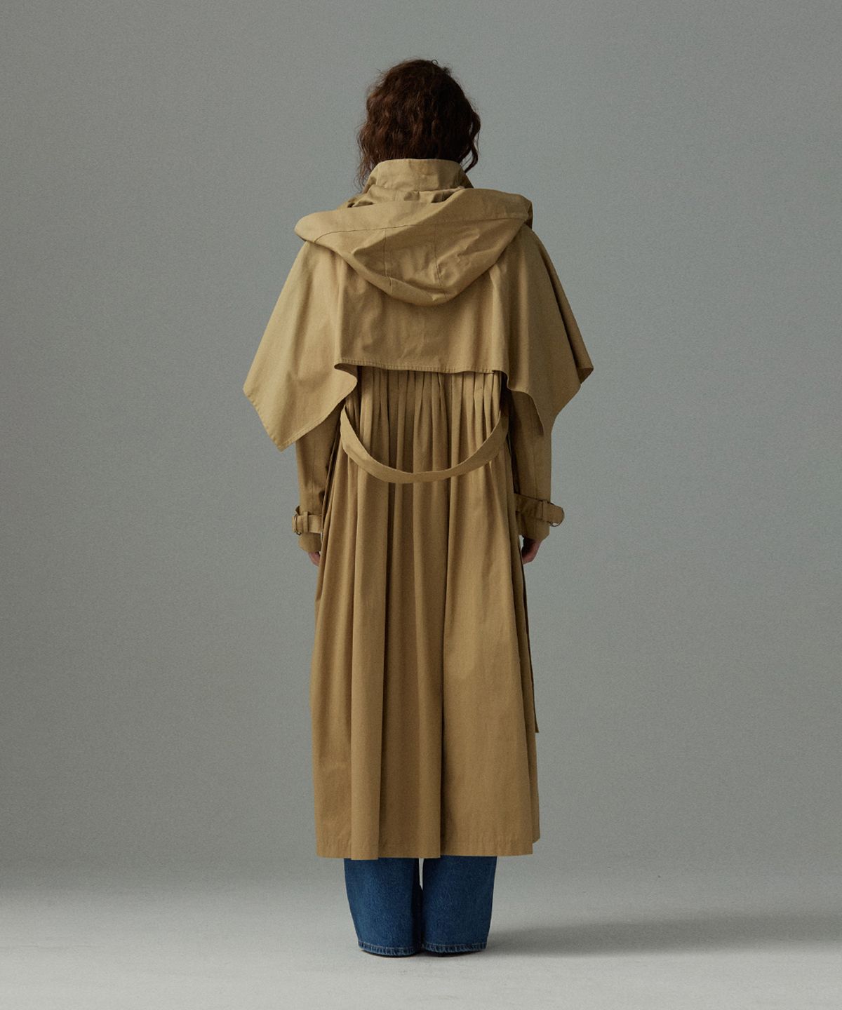 므아므(MMAM) Pleated long trench coat