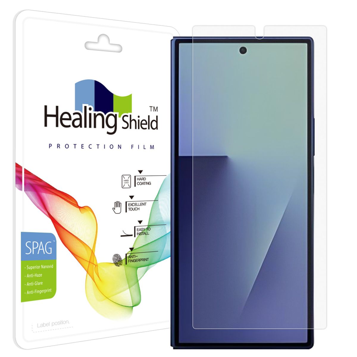 힐링쉴드(HEALINGSHIELD) 갤럭시 Z폴드7 슈페리어 저반사 외부액정 보호필름 1매