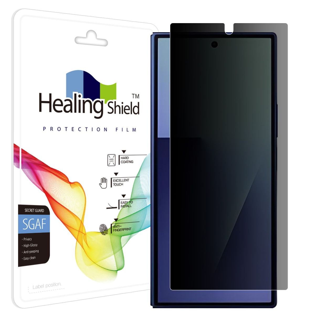 힐링쉴드(HEALINGSHIELD) 갤럭시 Z폴드7 프라이버시 사생활 보호필름 외부액정 1매
