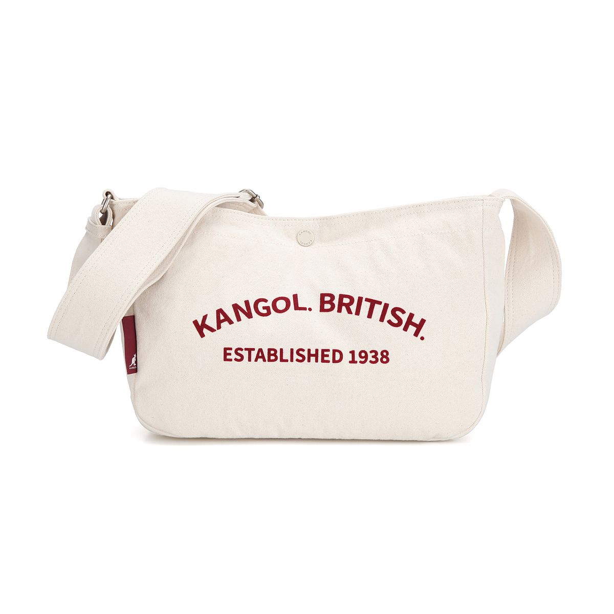 캉골(KANGOL) 바이오 캔버스 크로스백 Ⅲ 3357 아이보리