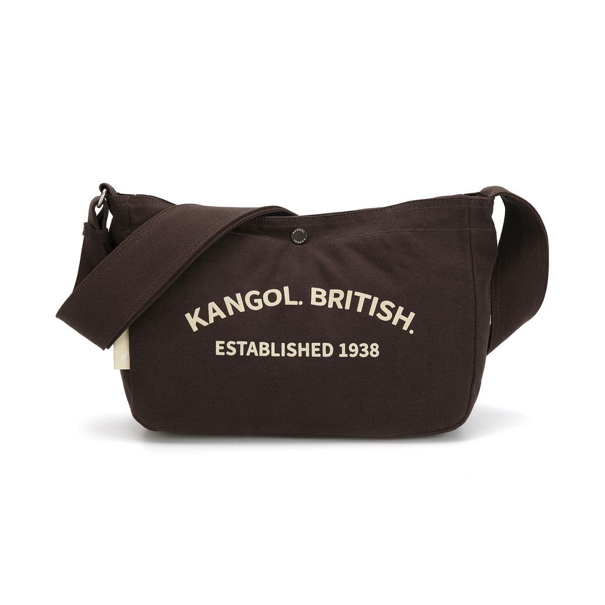 캉골(KANGOL) 바이오 캔버스 크로스백 Ⅲ 3357 브라운