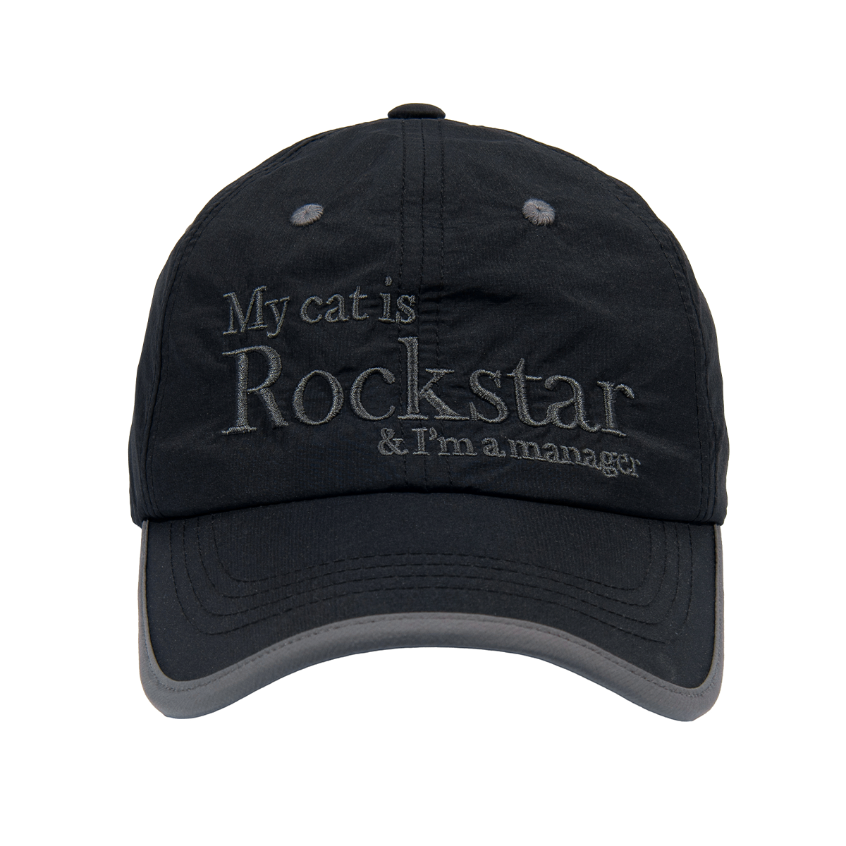 조거쉬(JOEGUSH) Rockstar Training Nylon cap (Black)