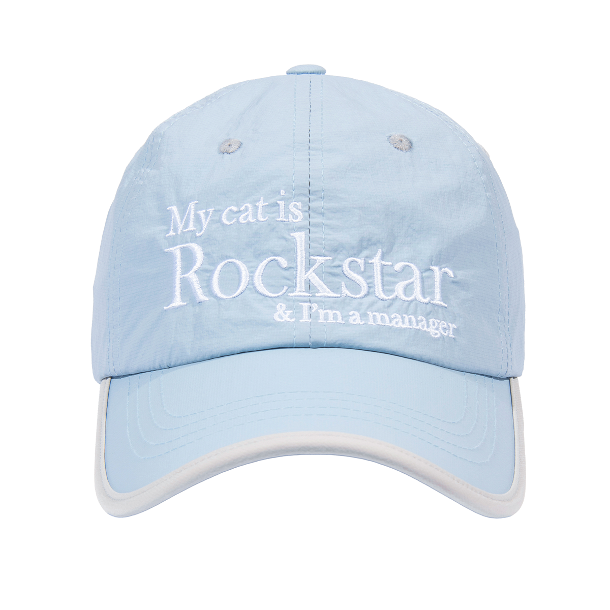 조거쉬(JOEGUSH) Rockstar Training Nylon cap (Ice Blue)