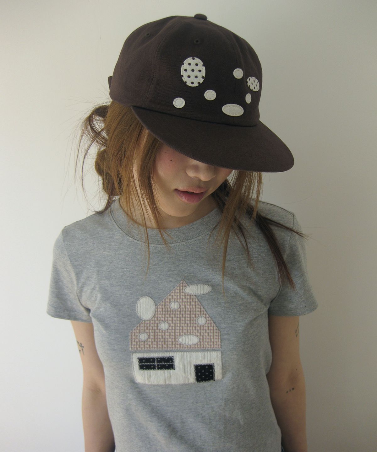 나츠(NAATS) Dot to dot cap, mocha brown