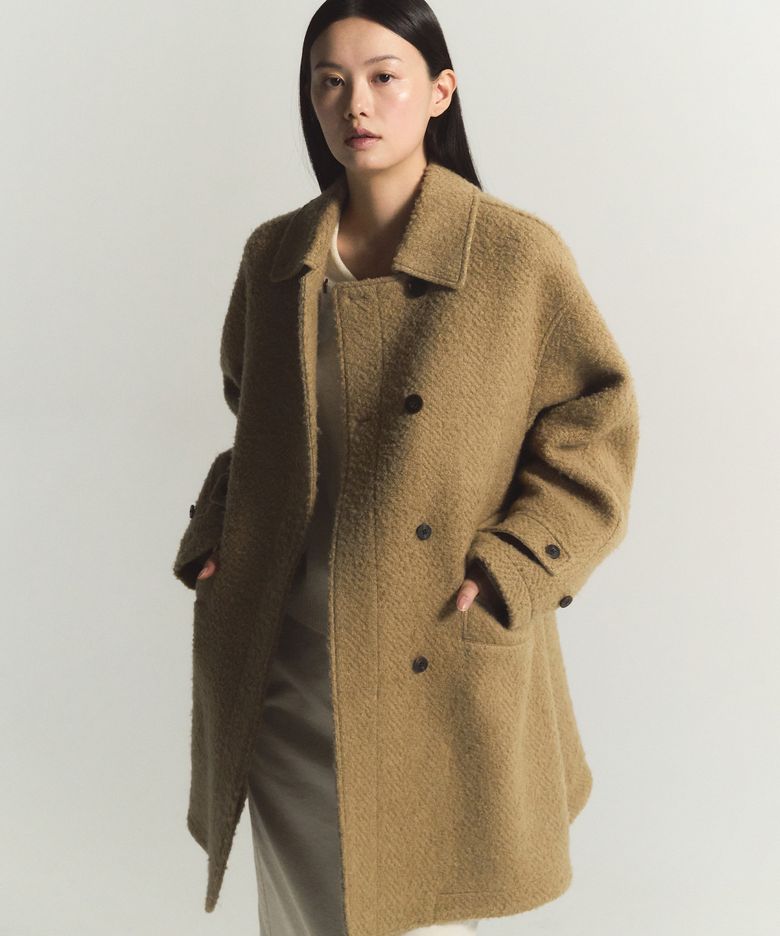 Pluffy Double Coat Beige