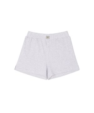 Light ash gray short pants