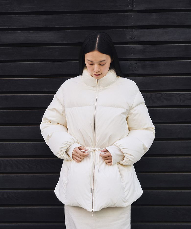 Pillow Down Jumper Ivory