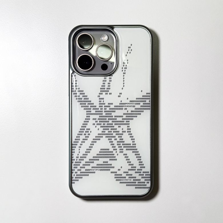 NTA StellarFish_ASCII CORE_004 Phone Case (SV_White/Black)