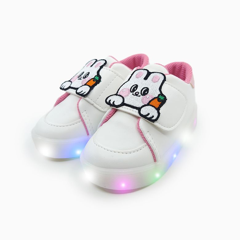 바니바니 LED 운동화 핑크