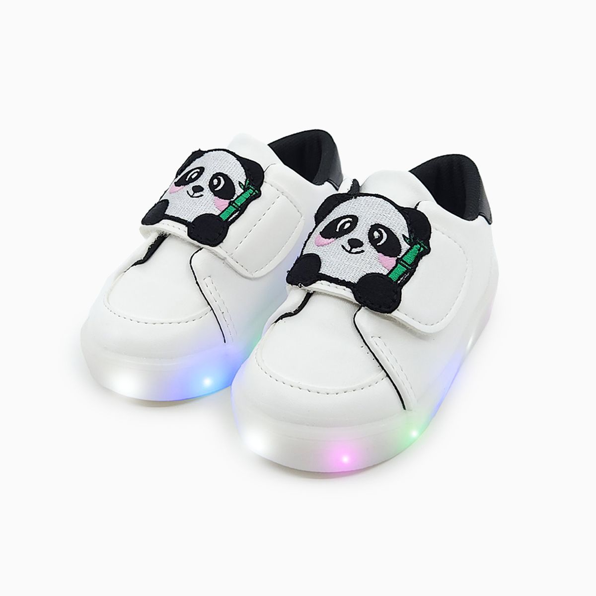 베이비솔(BABYSOLE) 팬더 LED 운동화