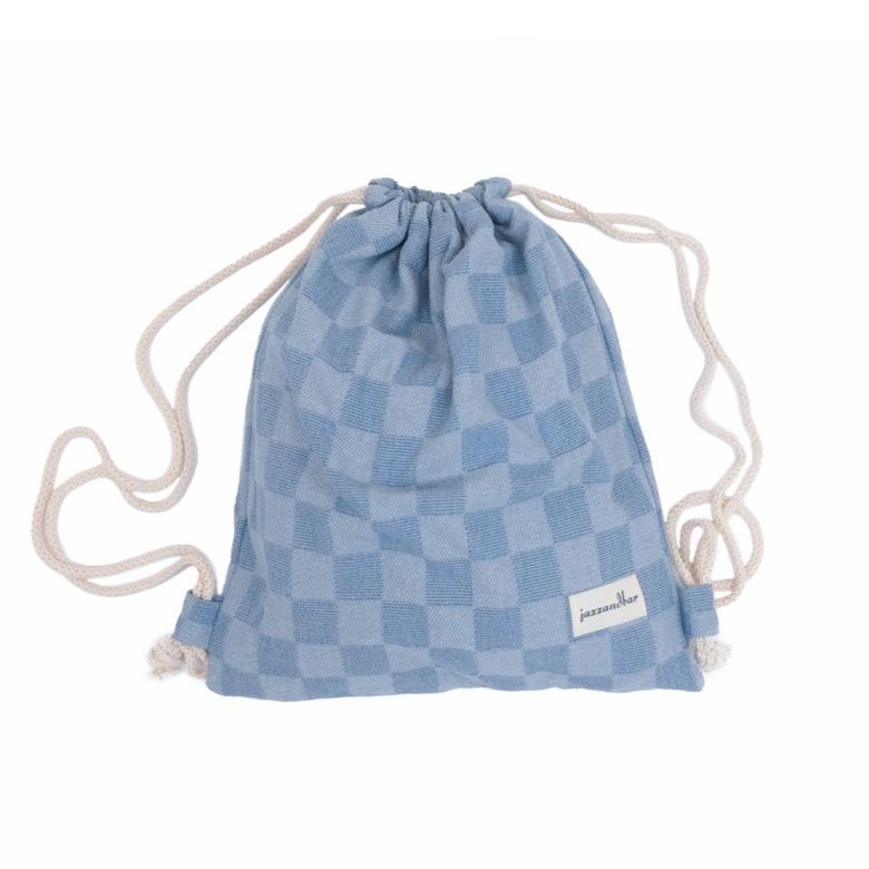 Denim Checkerboard Gymsack