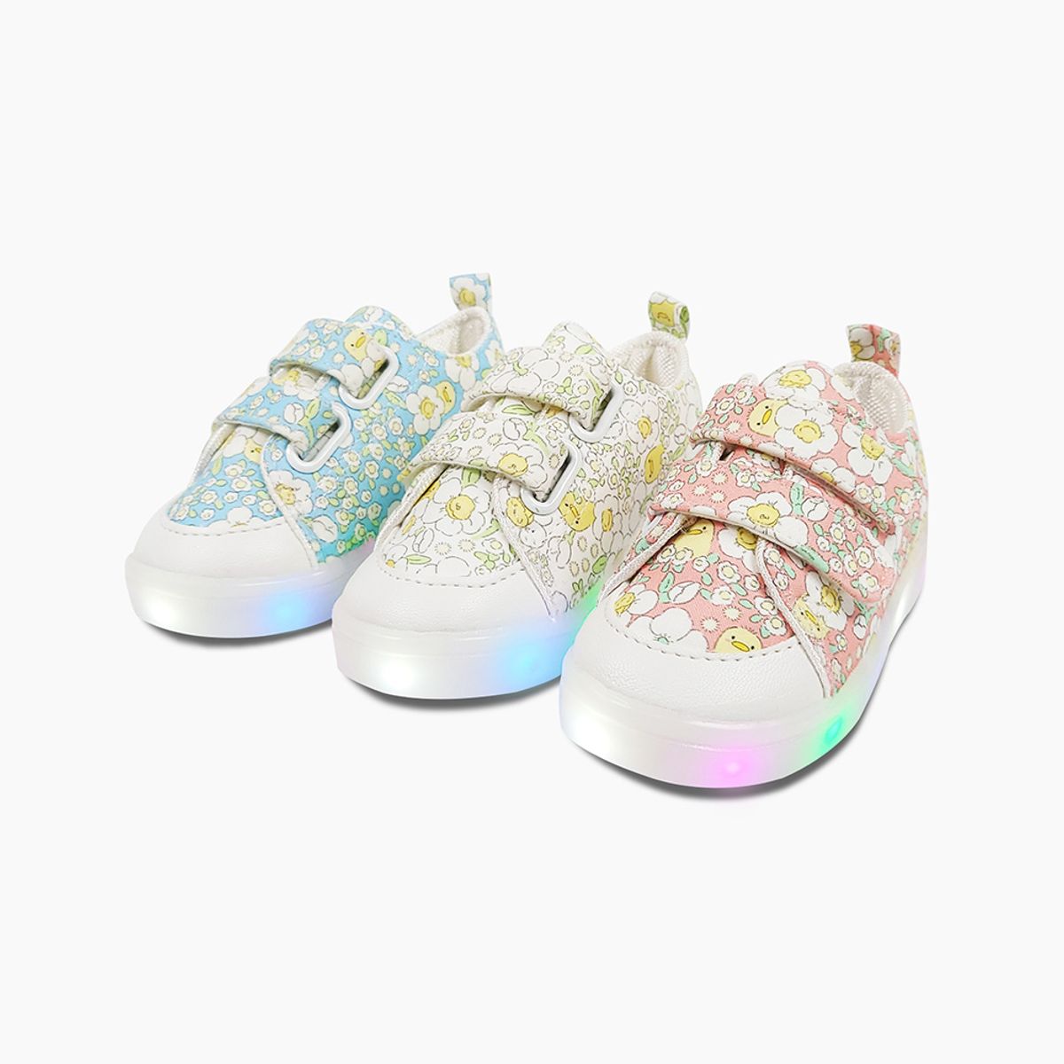 베이비솔(BABYSOLE) 삐약이데이지LED 운동화