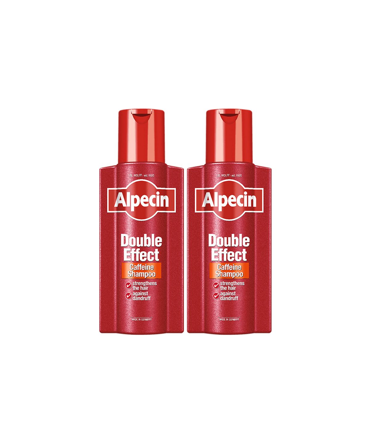 알페신(ALPECIN) 알페신 더블이펙트 카페인 샴푸 (지성용) 375ml X 2