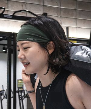 [2PACK] 심리스 스포츠 헤어밴드 러닝 헤드밴드