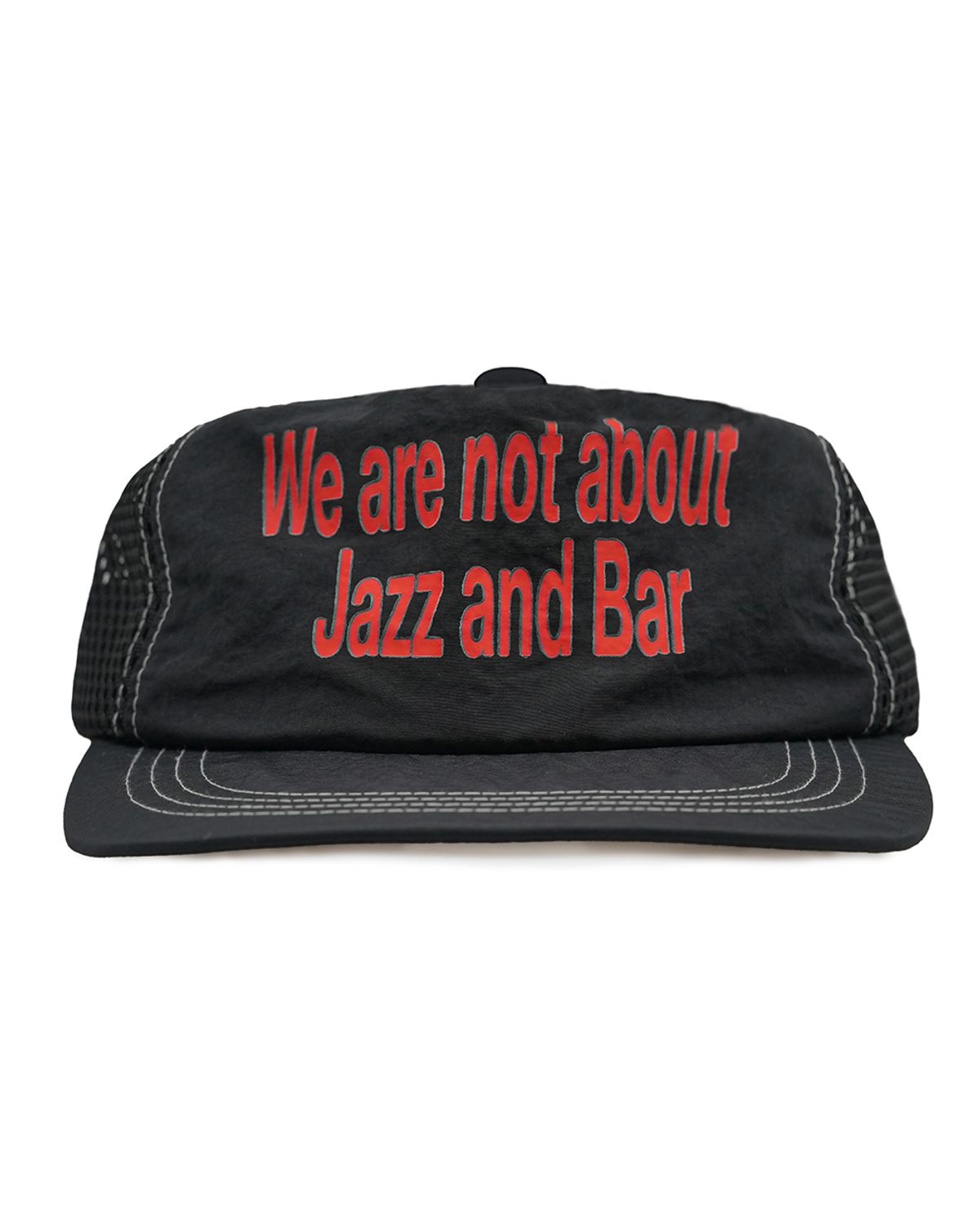 재즈앤바(JAZZ&BAR) Runner Cap(black) - We are not about jazz and bar