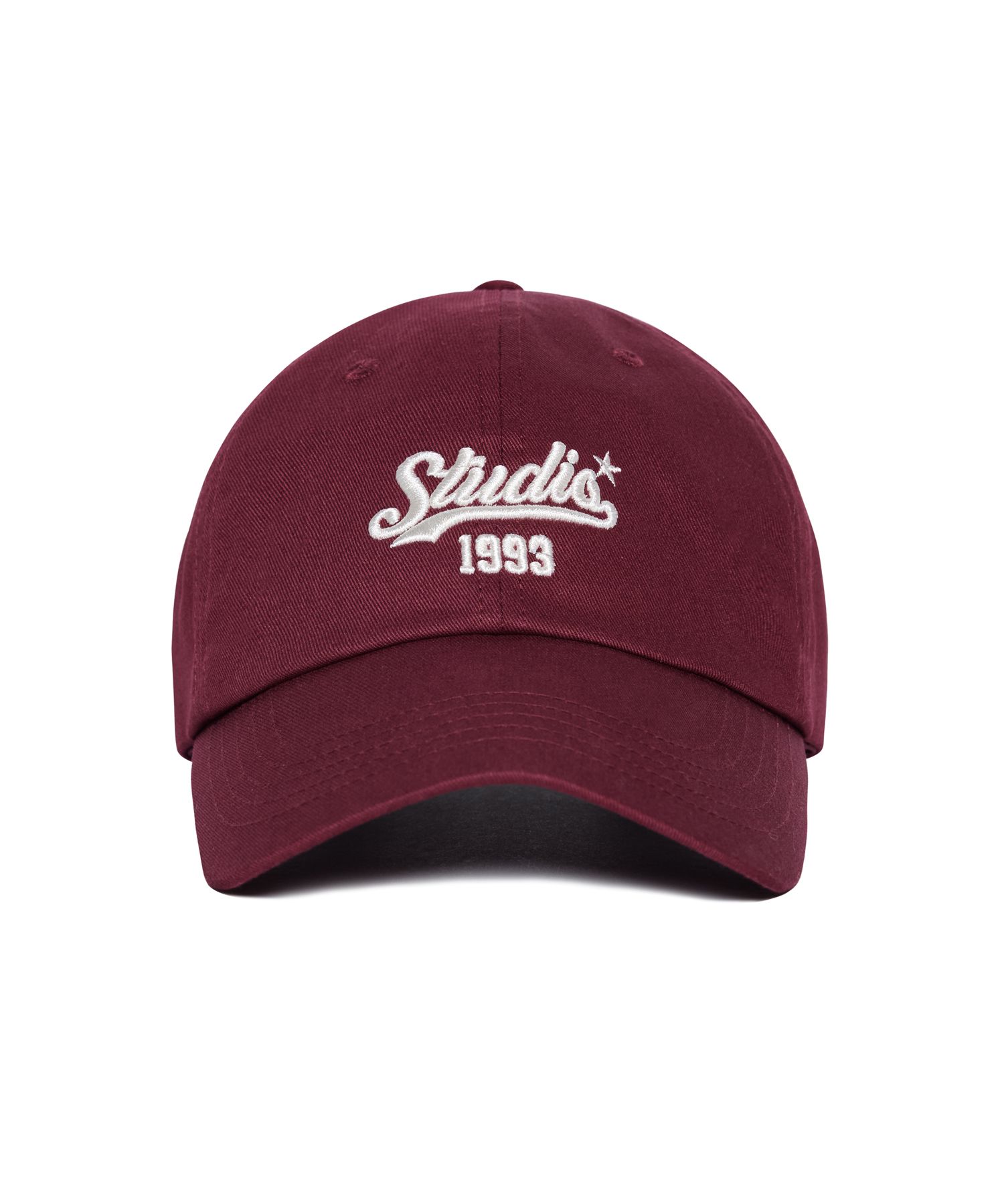 【1993studio】25SS★ Wave Studio Ball Cap MUSINSA | 1993STUDIO Wave Studio Ball Cap_Burgundy