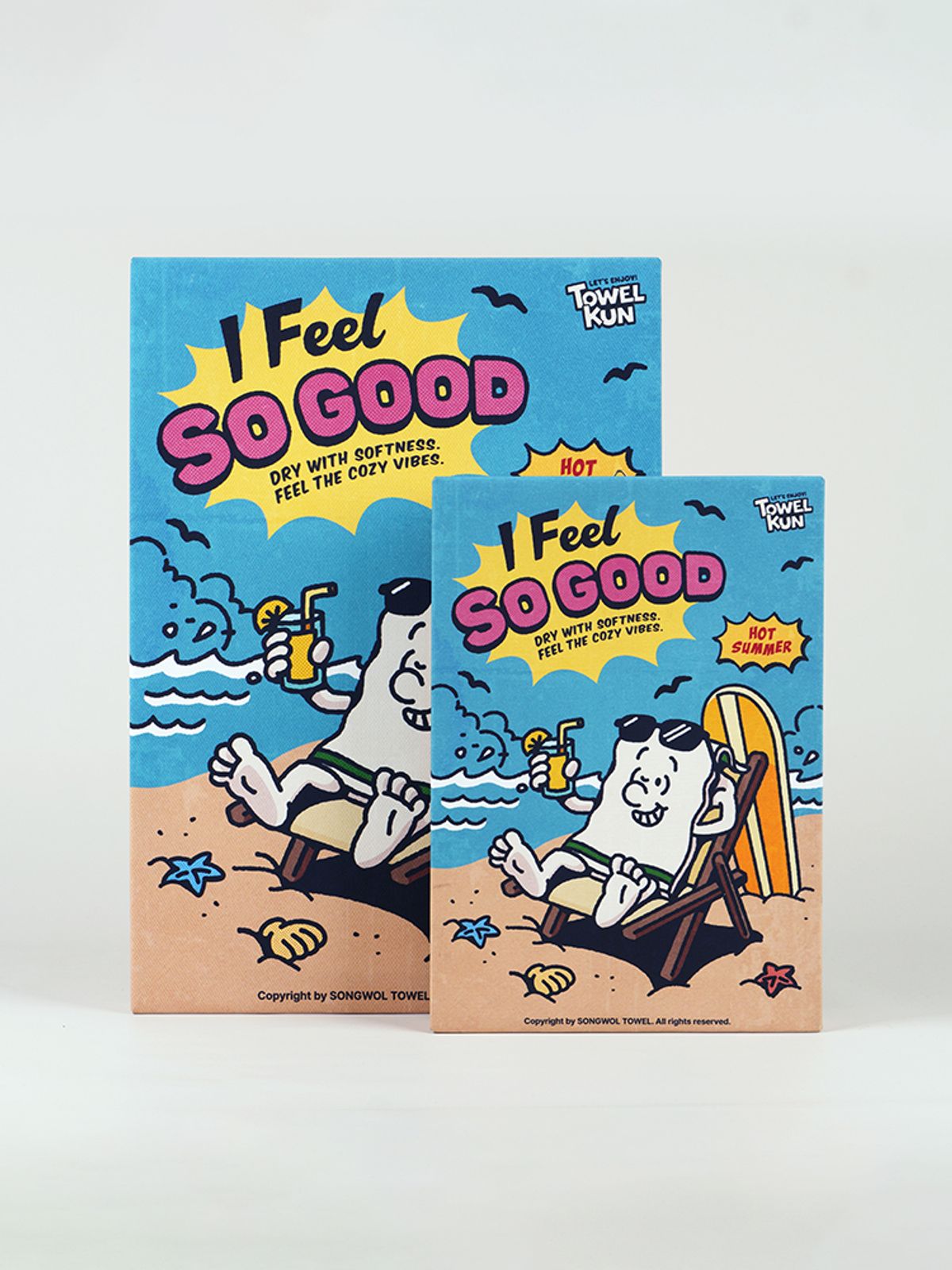 타올쿤(TOWELKUN) 타올쿤 캔버스 액자 I Feel So Good