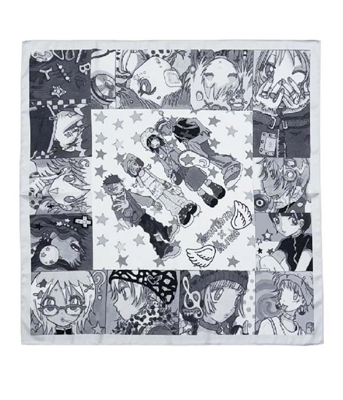 유쓰배쓰(YOUTHBATH) YB X Oliwa Mono Square Bandana