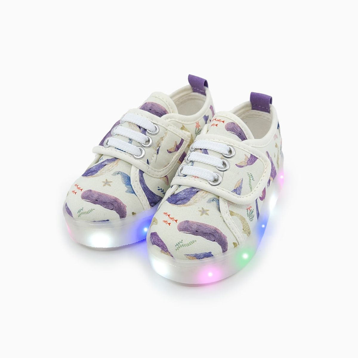 베이비솔(BABYSOLE) 고래의꿈 LED 운동화