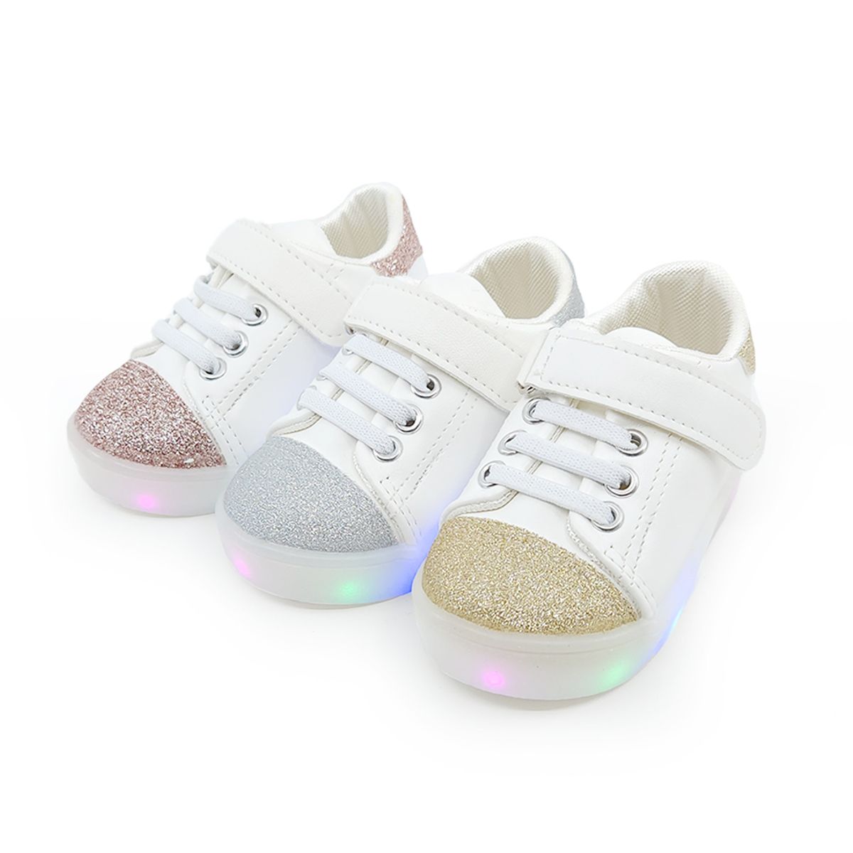 베이비솔(BABYSOLE) 글리터라이팅슈즈