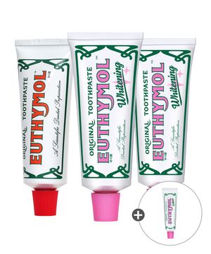 화이트닝 치약 106g x 2개+오리지널 치약 106g +추가증정 화이트닝 40g