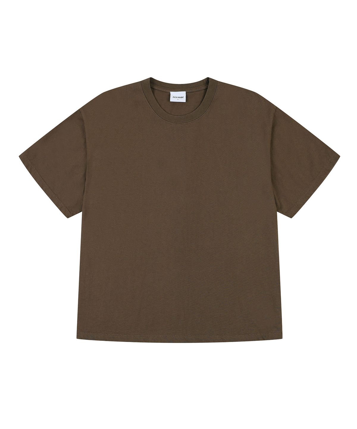 에이던엠(ADERNM) SUMMER DAILY CROP T-SHIRTS (BROWN)