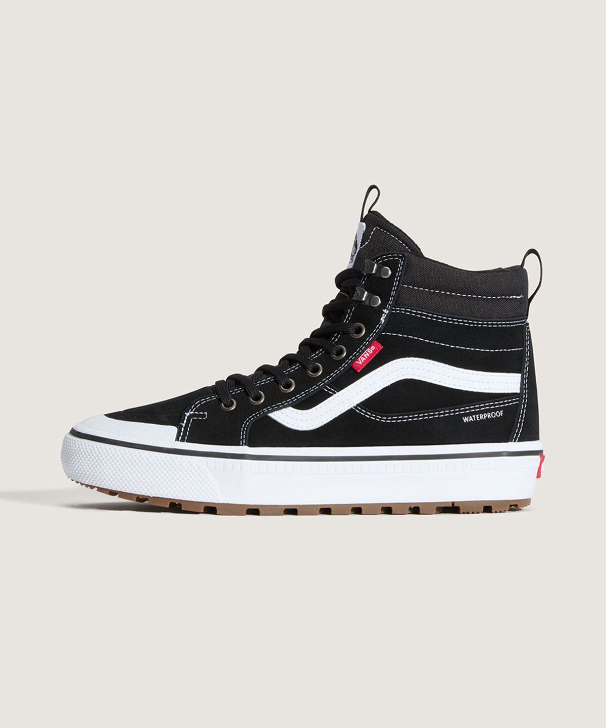 반스(VANS) MTE 스케이트 하이 워터프루프 인슐레이트 - 블랙:화이트 /  VN000DAQBA21