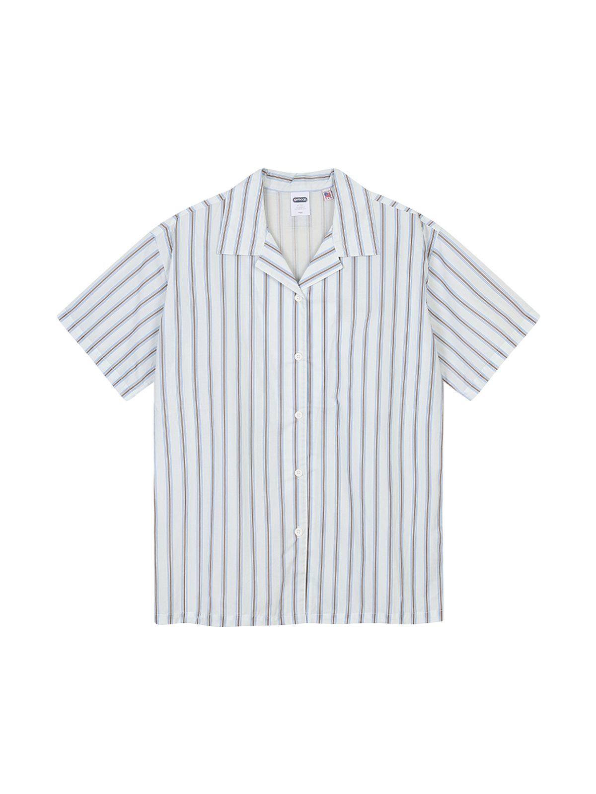 아웃도어 프로덕츠(OUTDOOR PRODUCTS) W STRIPE VACANCE SHIRTS (BROWN)