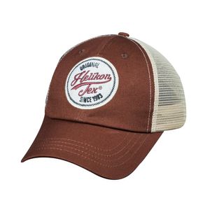 트럭커 로고 캡 머드브라운