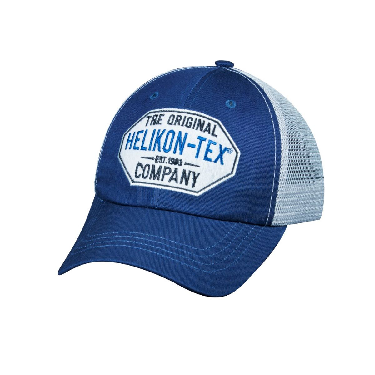 헬리콘텍스(HELIKONTEX) 트럭커 로고 캡 네이비블루