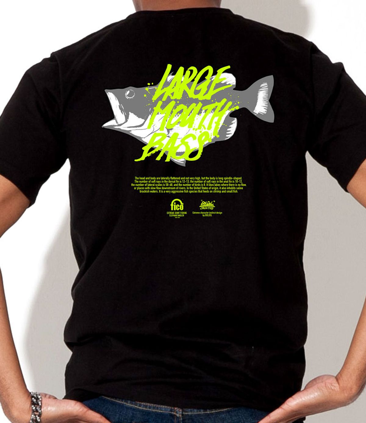 돌돌(DOLDOL) FICO-tshirts-AEROCOOL-15 큰입 배스 피코앵글러 낚시 브랜드 에어로쿨 기능성 티셔츠 반팔티