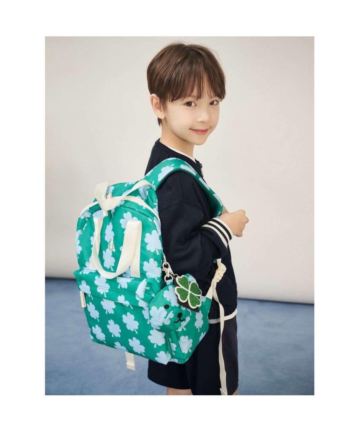 빈폴 키즈(BEANPOLE KIDS) 럭키폴키 피크닉 가방&키링 세트  그린 (BI57D2U03M) (BI57D2U03M) (BI57D2U03M) (BI57D2U03M)