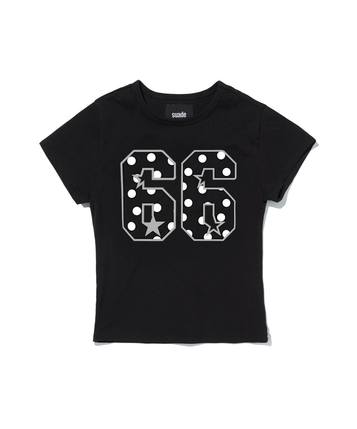 스웨이드(SUADE) 66 CROP TEE [BLACK]